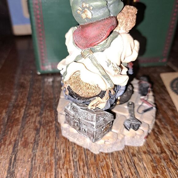 Vintage 1998 Boyds Bears & Friends Bearstone Collection 227716 Sparky & The Box - Picture 11 of 13